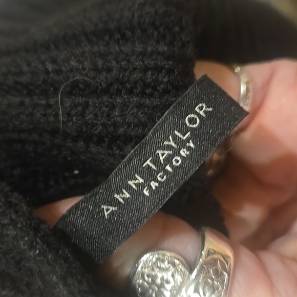 Ann Taylor Animal Print Scarf with Metallic Accent - Picture 5 of 7